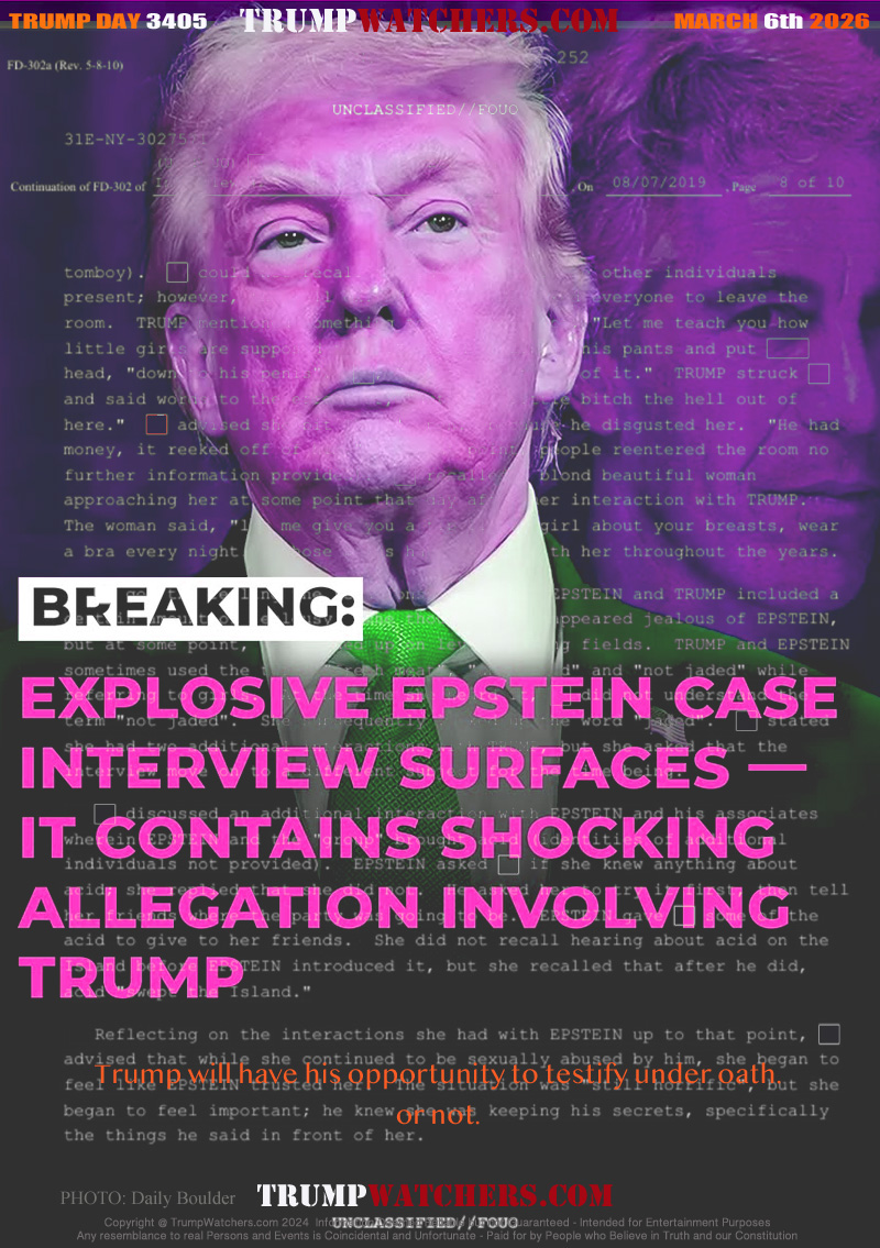 Trump will have his opportunity to testify under oath.
or not.